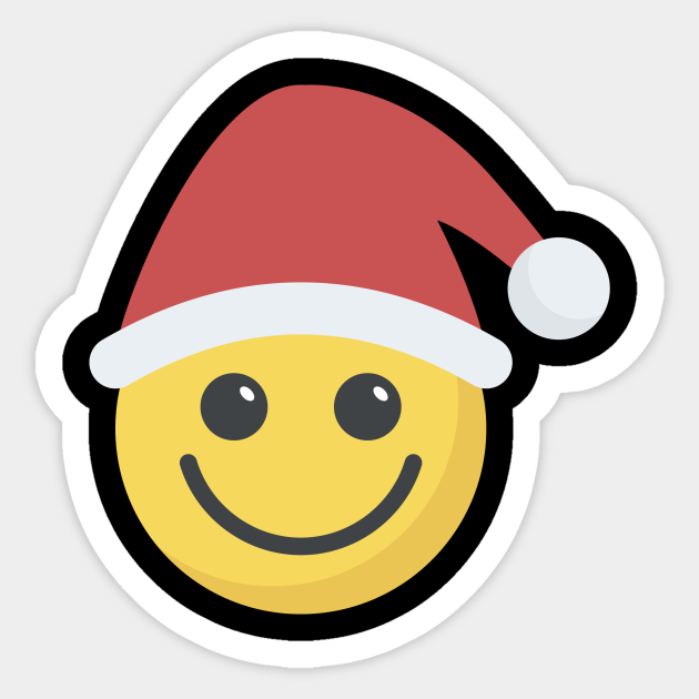  Emoji  santa  Emoji  Santa  Sticker TeePublic AU